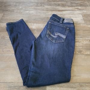 Silver Jeans Suki Mid Skinny Sz 30/31